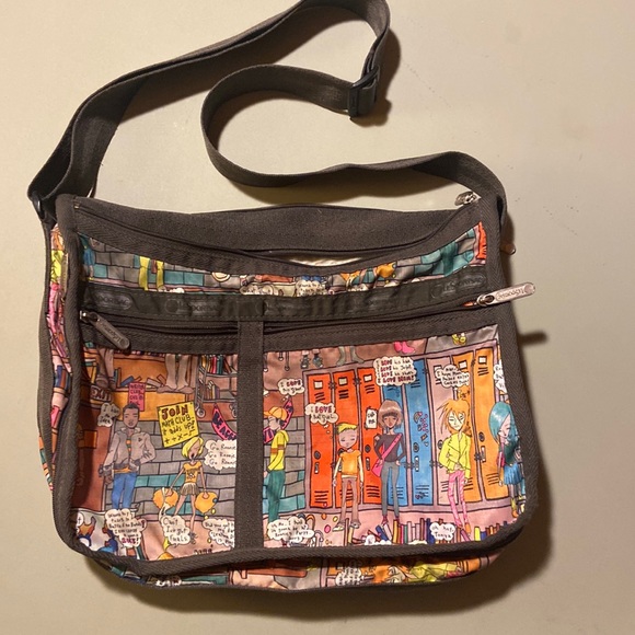 LeSportsac Crossbody special edition high school comic/anime - Picture 1 of 5